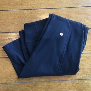 Lululemon Black Flared Yoga Pants